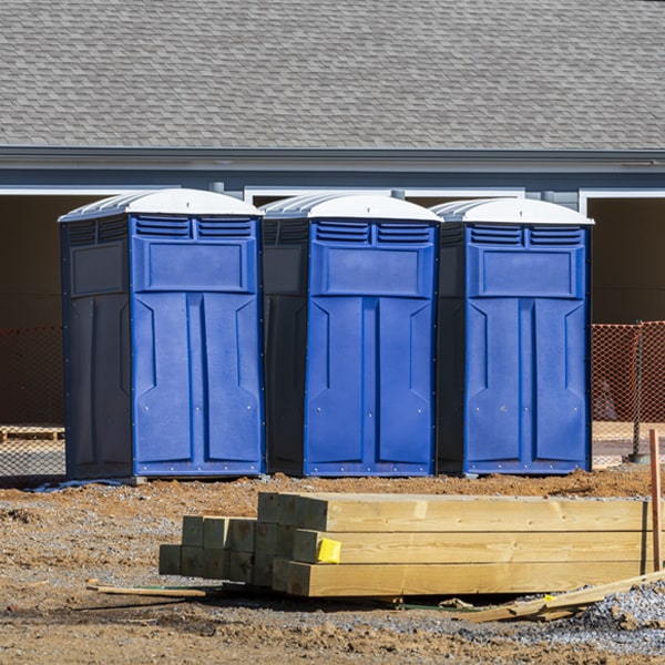 what is the maximum capacity for a single portable toilet in Glen Acres NM